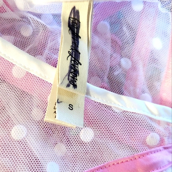 New!For Love and Lemons Pointelle Rose's Teddy - Picture 14 of 15